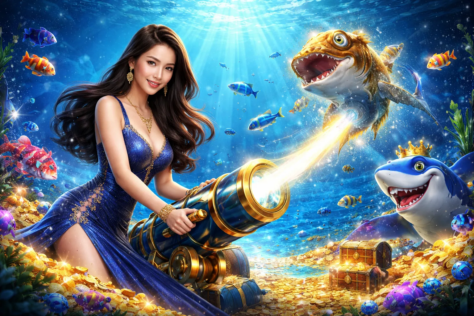 Thế giới bắn cá bbl 555 với nhiều loài cá và phần thưởng lớn